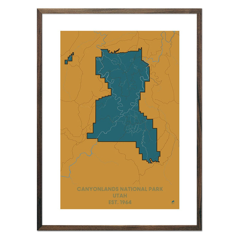 Canyonlands National Park Map - Muir Way - National Park