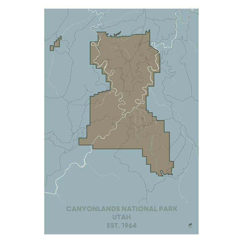 Canyonlands National Park Map - Muir Way - National Park