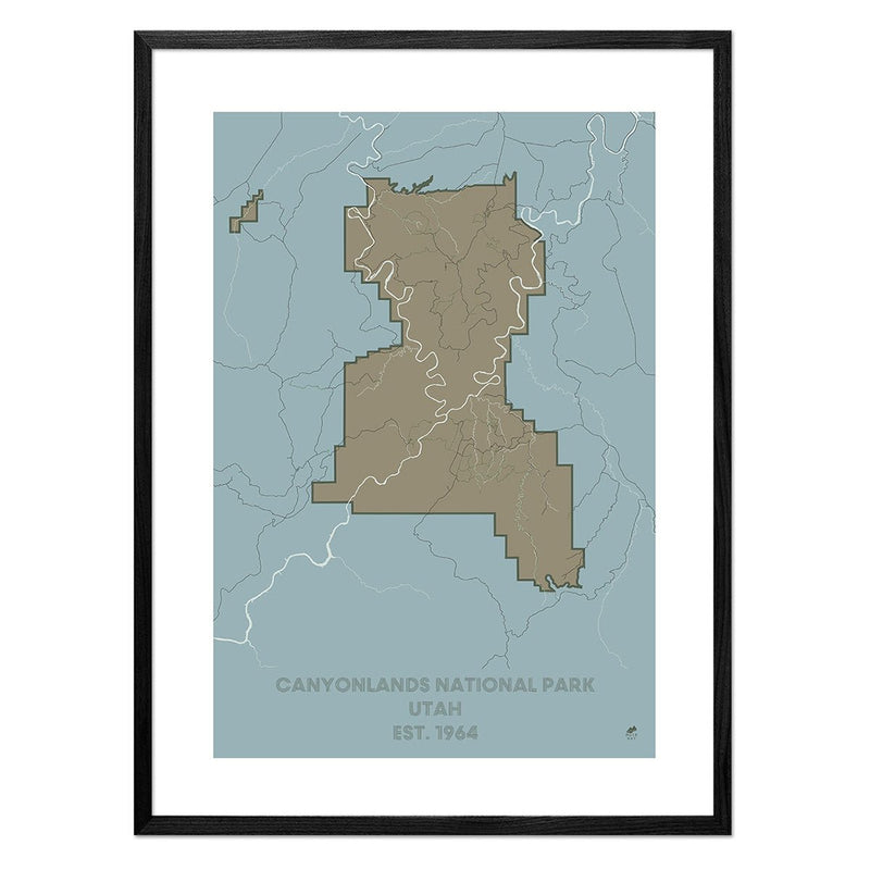 Canyonlands National Park Map - Muir Way - National Park