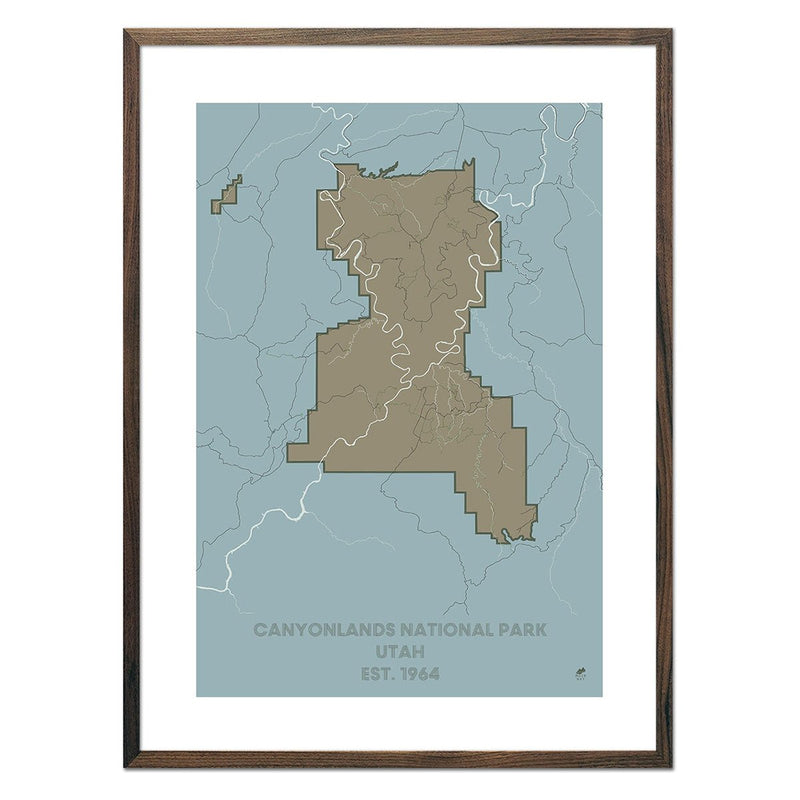 Canyonlands National Park Map - Muir Way - National Park
