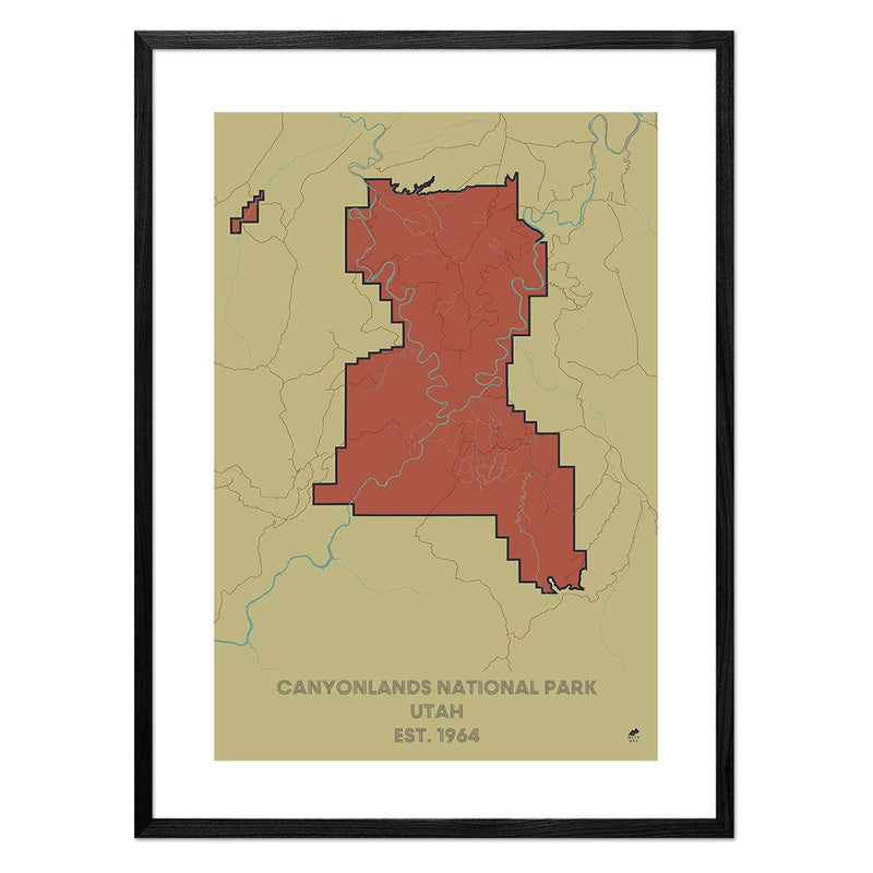 Canyonlands National Park Map - Muir Way - National Park