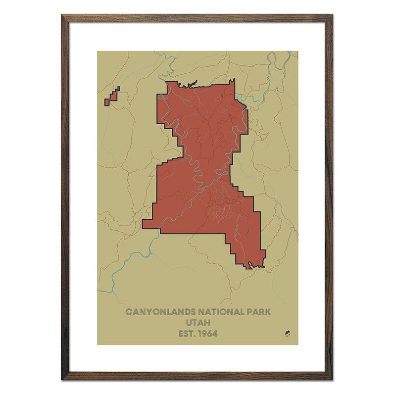 Canyonlands National Park Map - Muir Way - National Park