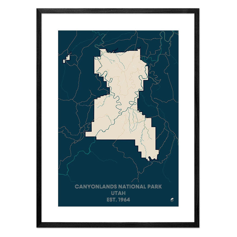 Canyonlands National Park Map - Muir Way - National Park
