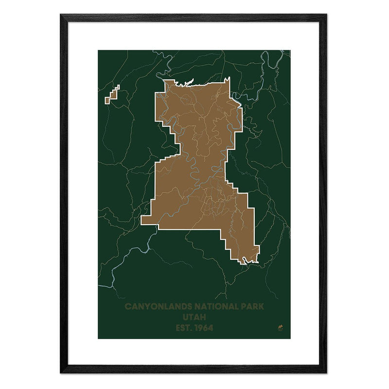 Canyonlands National Park Map - Muir Way - National Park