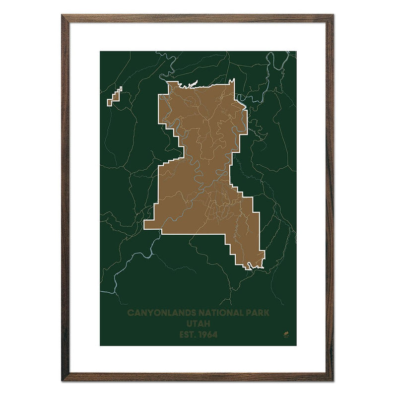 Canyonlands National Park Map - Muir Way - National Park
