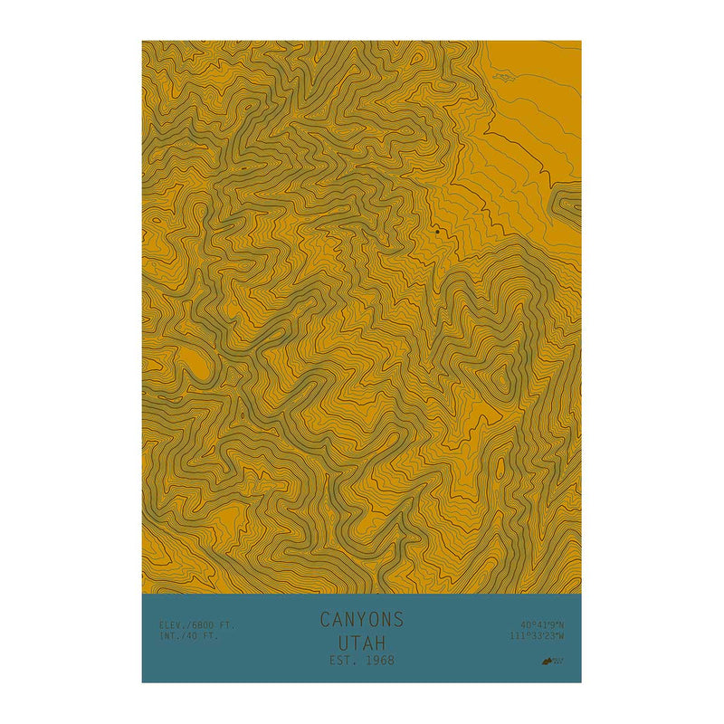Canyons, Utah - Muir Way - TOPO Series