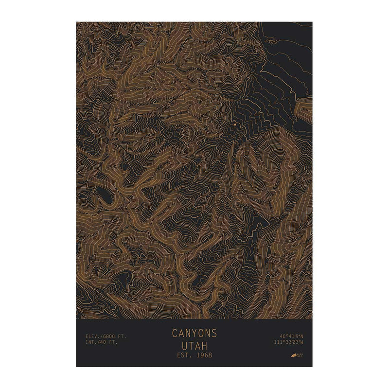 Canyons, Utah - Muir Way - TOPO Series