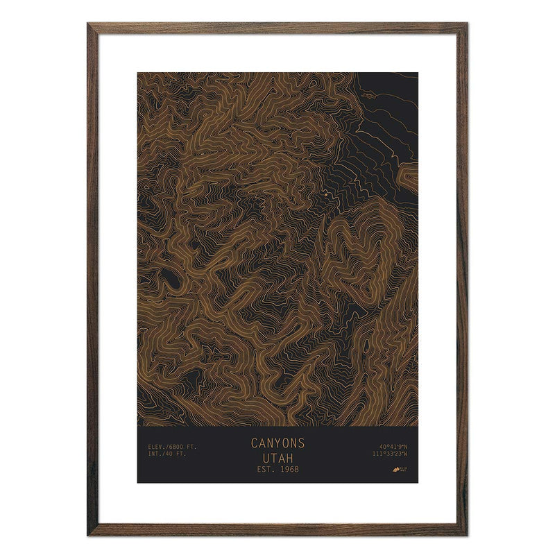 Canyons, Utah - Muir Way - TOPO Series