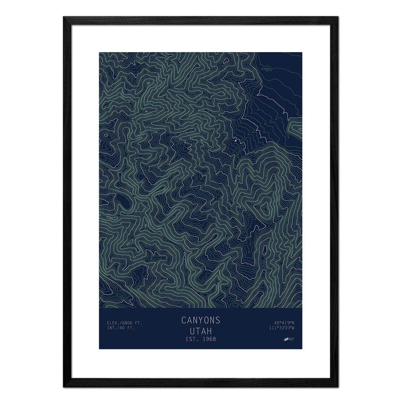 Canyons, Utah - Muir Way - TOPO Series