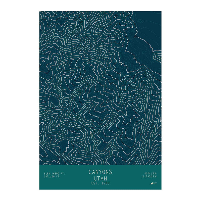 Canyons, Utah - Muir Way - TOPO Series
