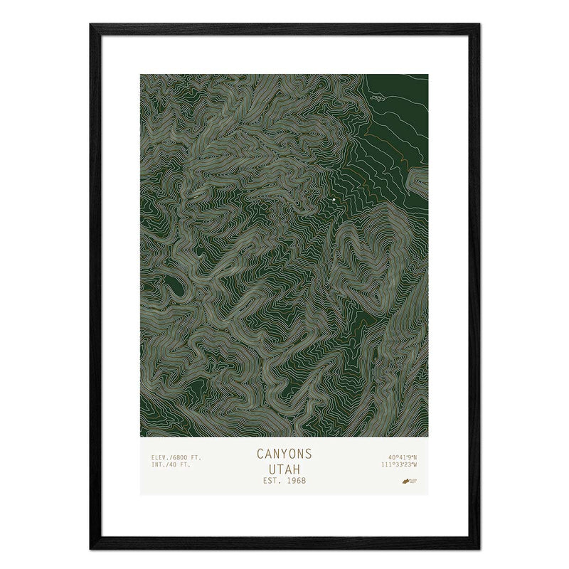 Canyons, Utah - Muir Way - TOPO Series