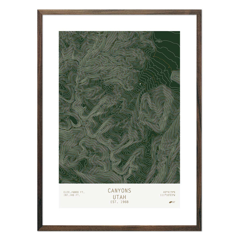 Canyons, Utah - Muir Way - TOPO Series