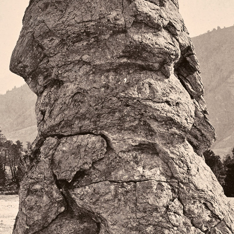 Cap of Liberty, Mammoth Hot Springs, Yellowstone 1873 - Muir Way - Photograph