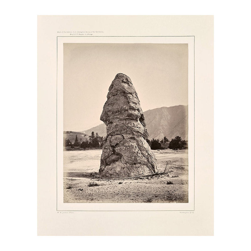 Photograph of Cap of Liberty, Mammoth Hot Springs