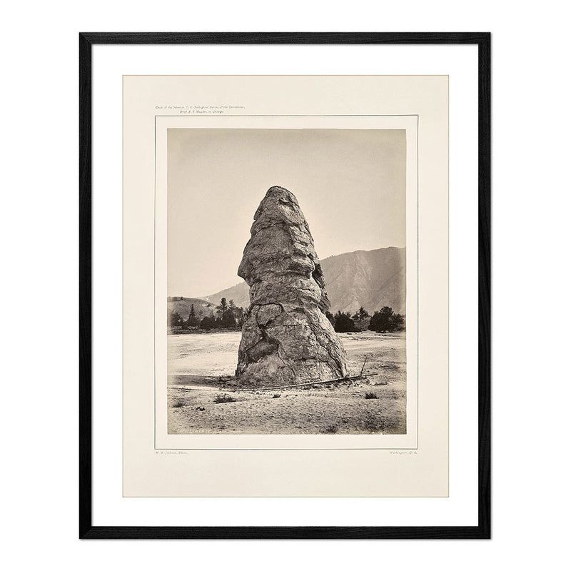 Cap of Liberty, Mammoth Hot Springs, Yellowstone 1873 - Muir Way - Photograph