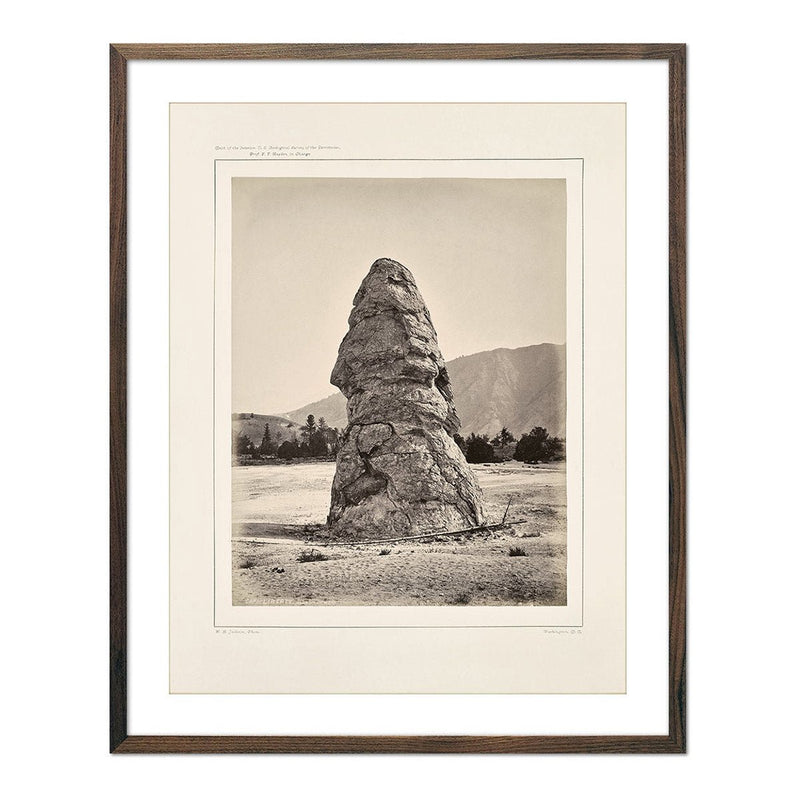 Cap of Liberty, Mammoth Hot Springs, Yellowstone 1873 - Muir Way - Photograph