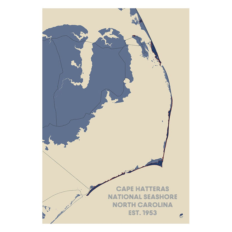 Cape Hatteras National Park Map - Muir Way - National Park