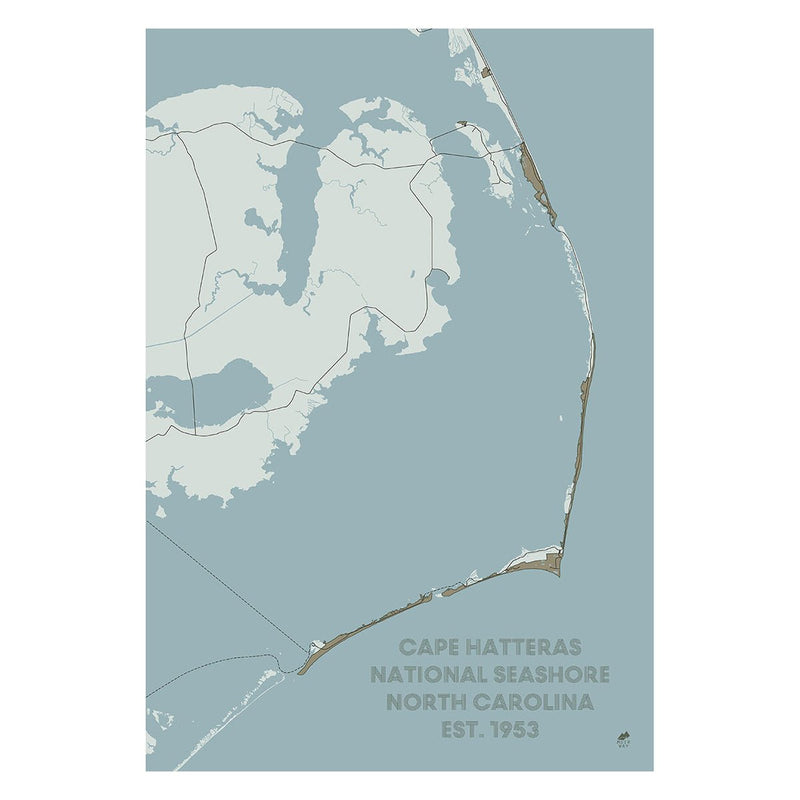 Cape Hatteras National Park Map - Muir Way - National Park