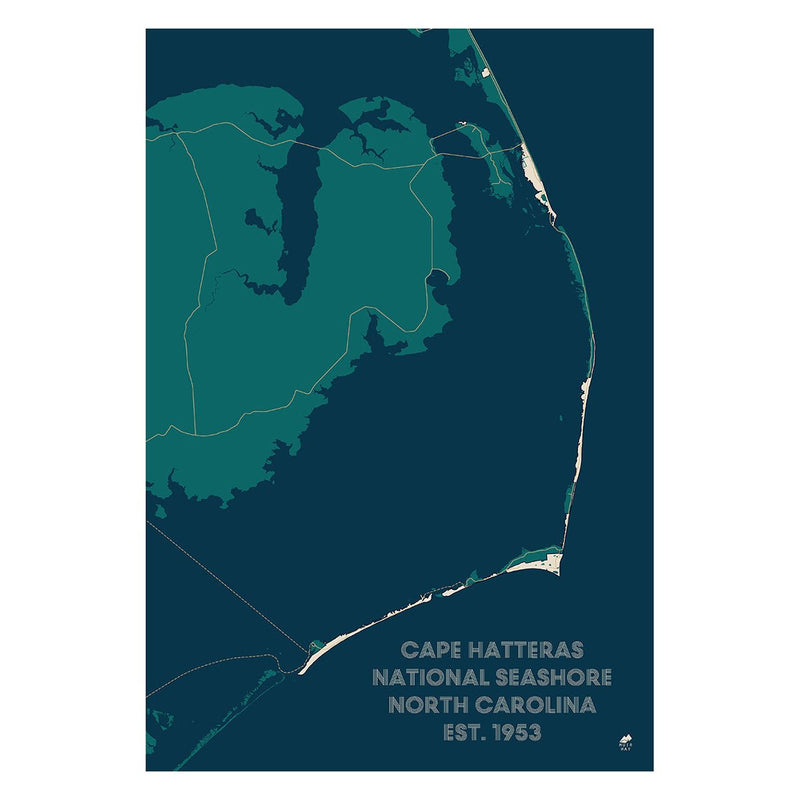 Cape Hatteras National Park Map - Muir Way - National Park