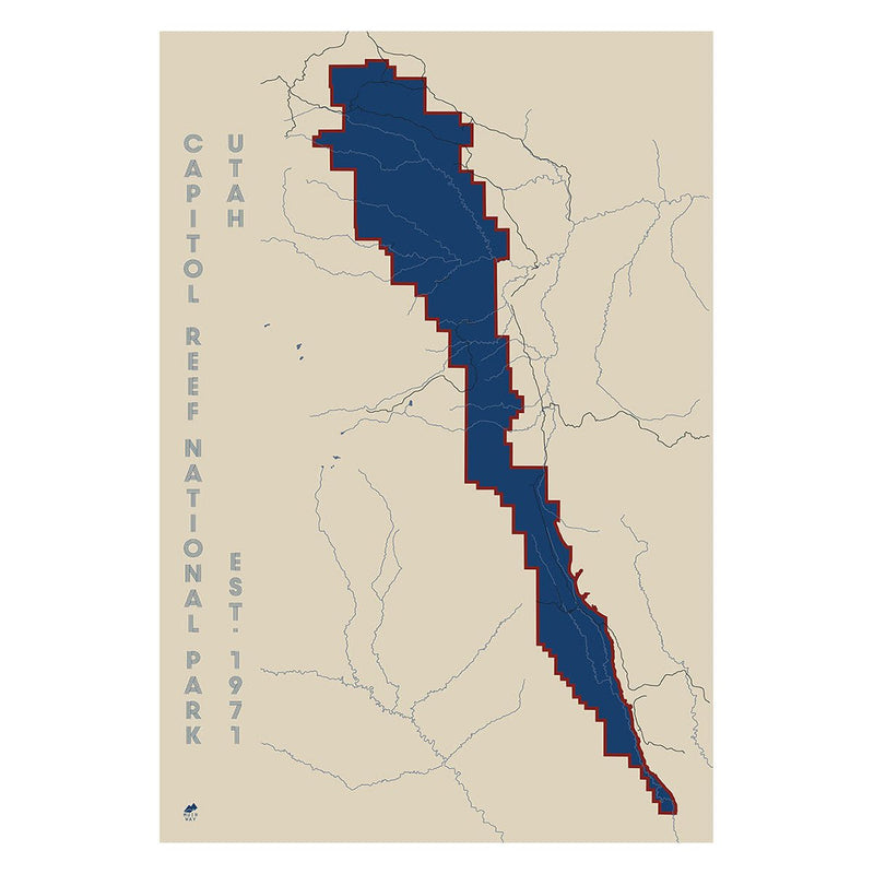 Capitol Reef National Park Map - Muir Way - National Park