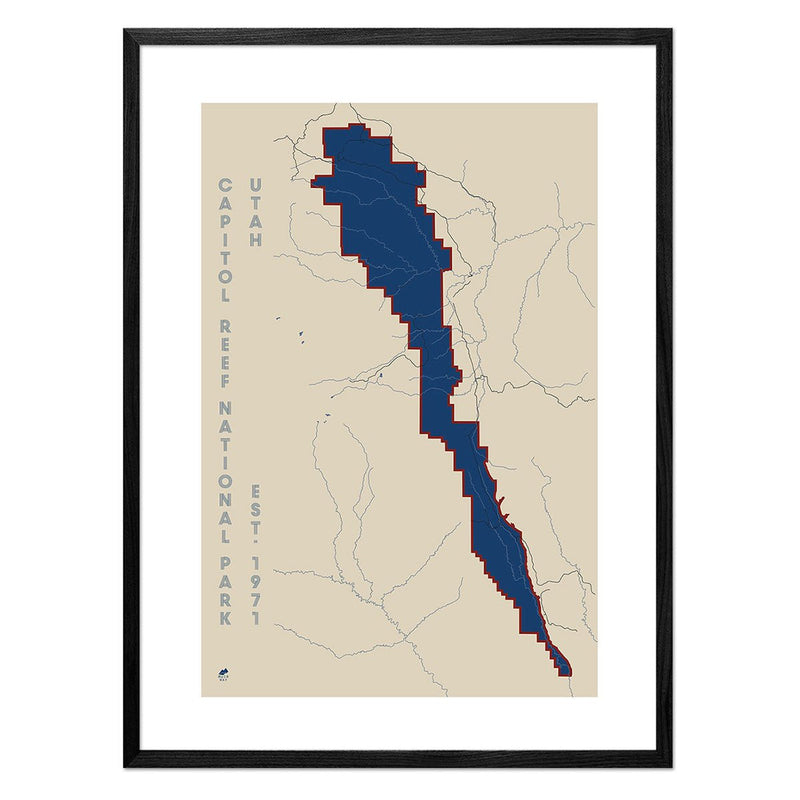 Capitol Reef National Park Map - Muir Way - National Park