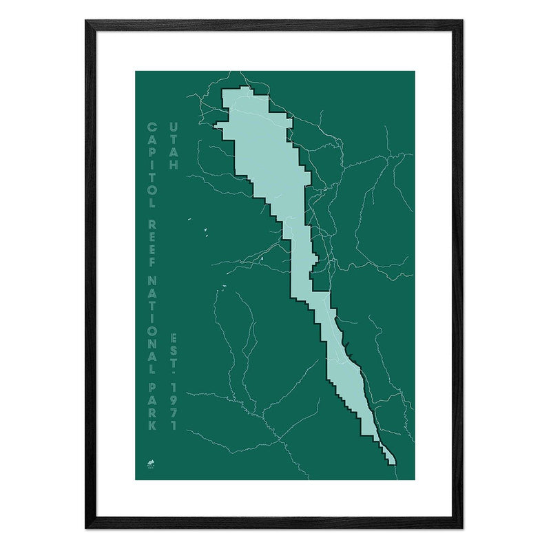 Capitol Reef National Park Map - Muir Way - National Park