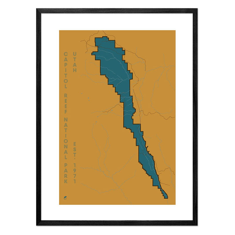 Capitol Reef National Park Map - Muir Way - National Park