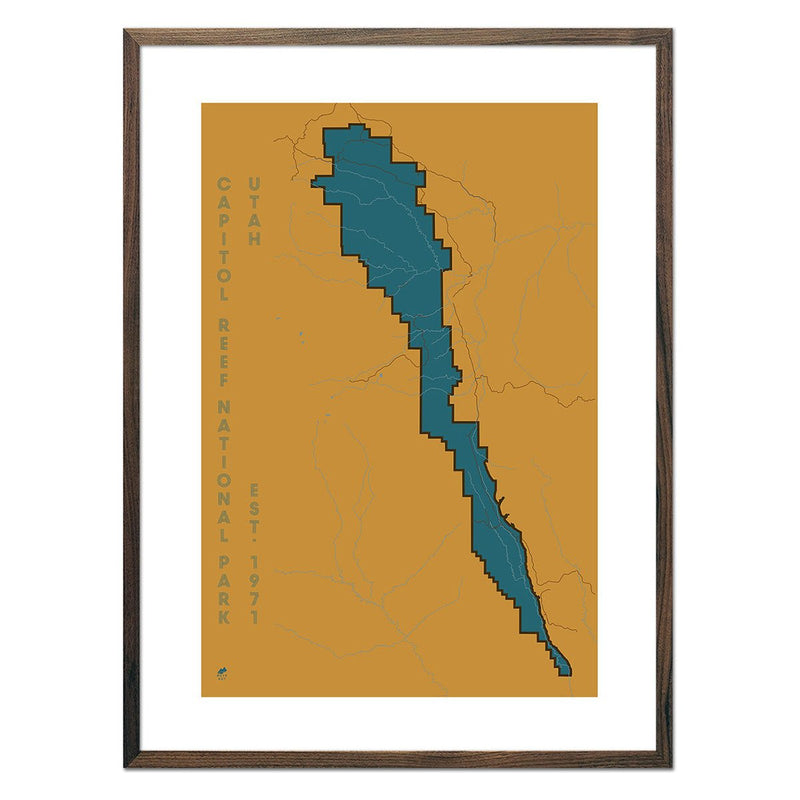 Capitol Reef National Park Map - Muir Way - National Park