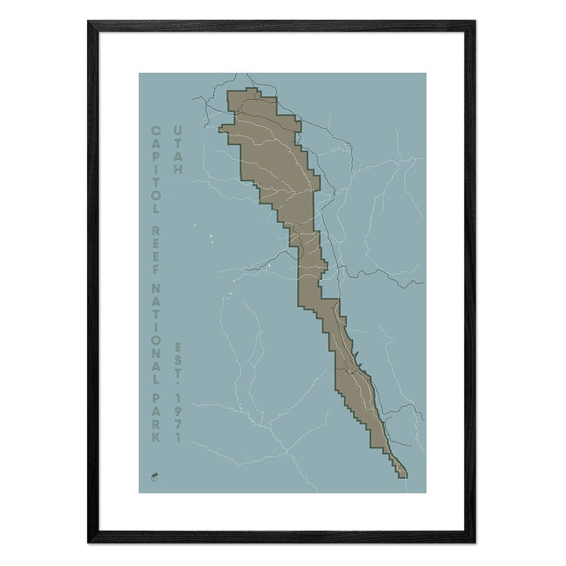 Capitol Reef National Park Map - Muir Way - National Park