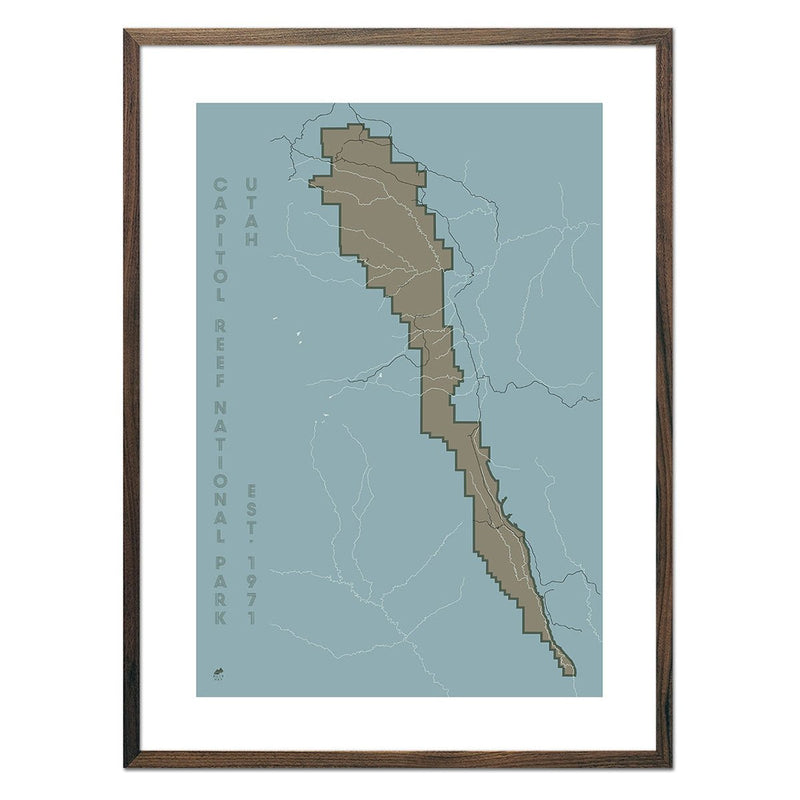 Capitol Reef National Park Map - Muir Way - National Park