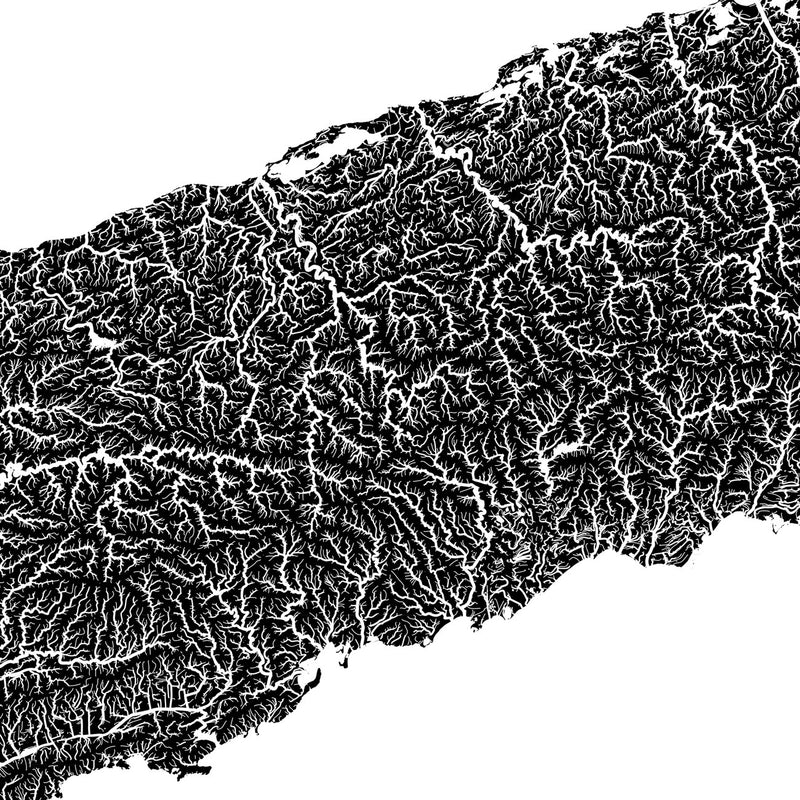 Caribbean Regional Hydrological Map - Muir Way - Hydrology