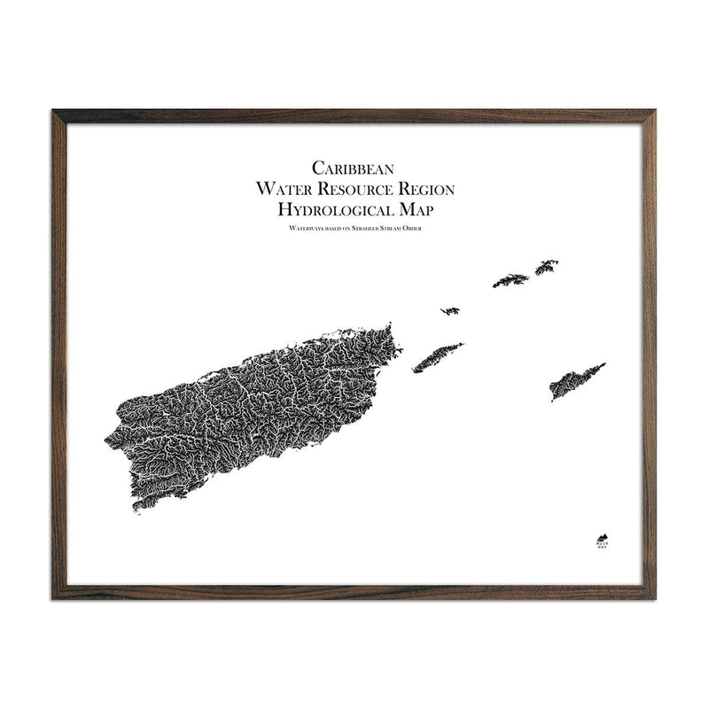 Caribbean Regional Hydrological Map - Muir Way - Hydrology