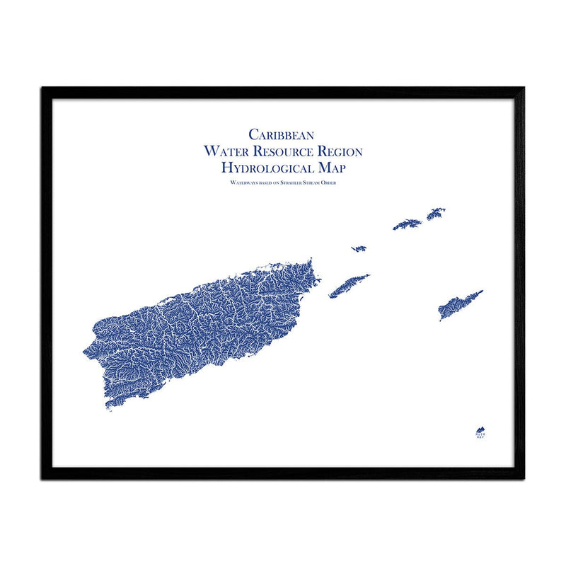 Caribbean Regional Hydrological Map - Muir Way - Hydrology