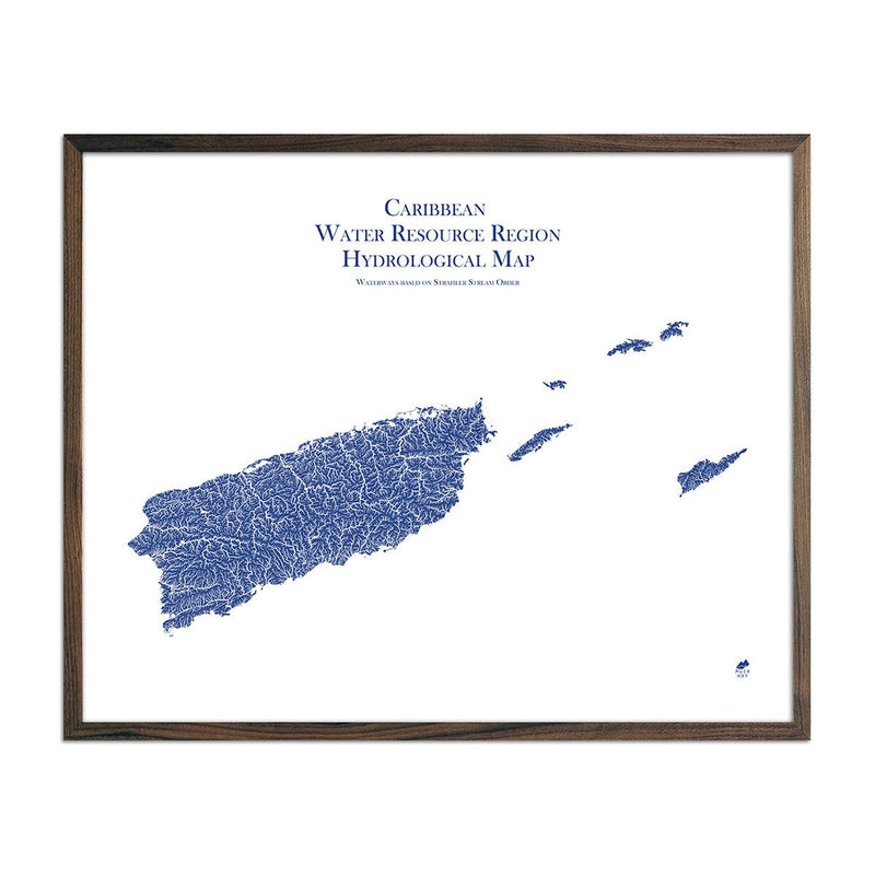 Caribbean Regional Hydrological Map - Muir Way - Hydrology