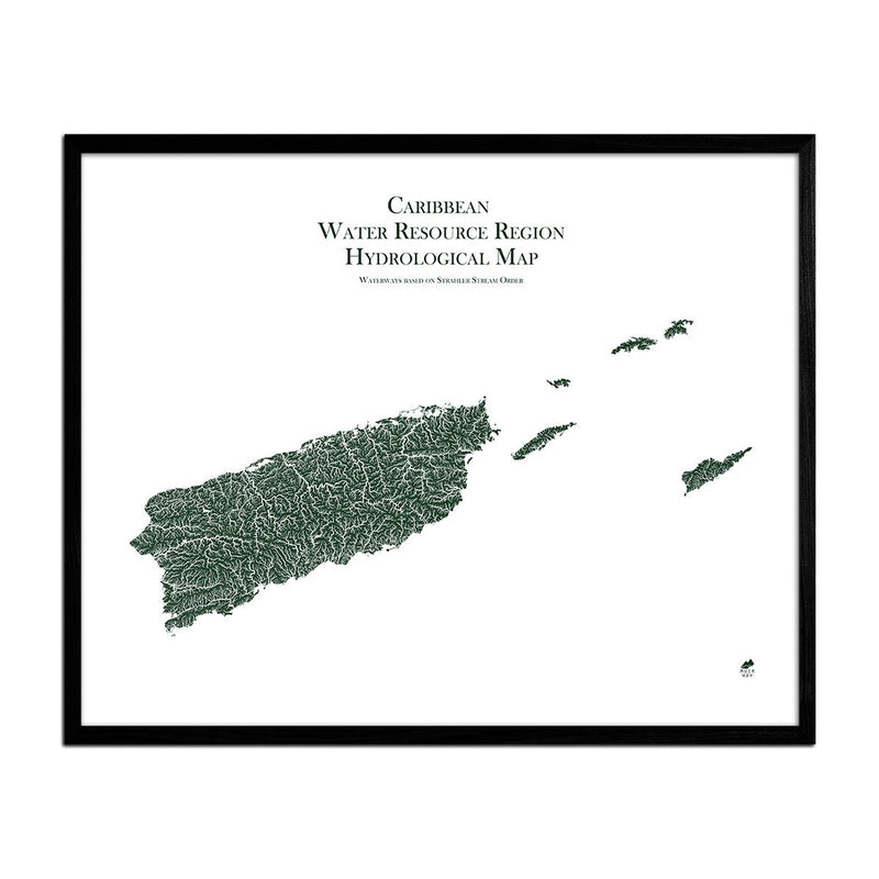Caribbean Regional Hydrological Map - Muir Way - Hydrology