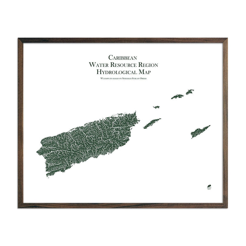Caribbean Regional Hydrological Map - Muir Way - Hydrology