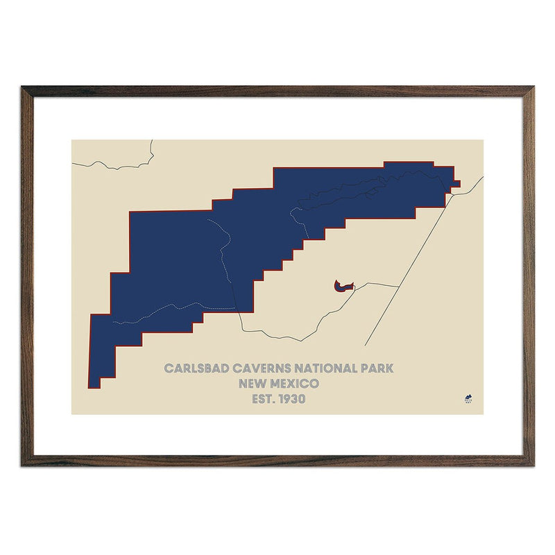 Carlsbad Caverns National Park Map - Muir Way - National Park