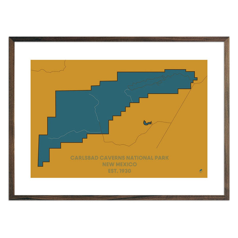 Carlsbad Caverns National Park Map - Muir Way - National Park