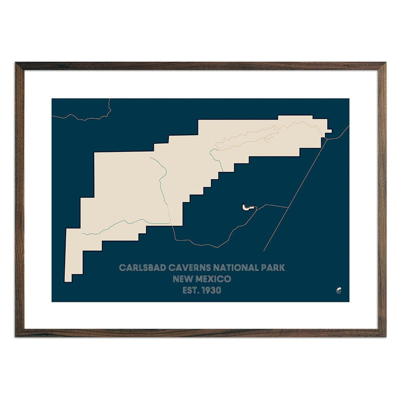 Carlsbad Caverns National Park Map - Muir Way - National Park