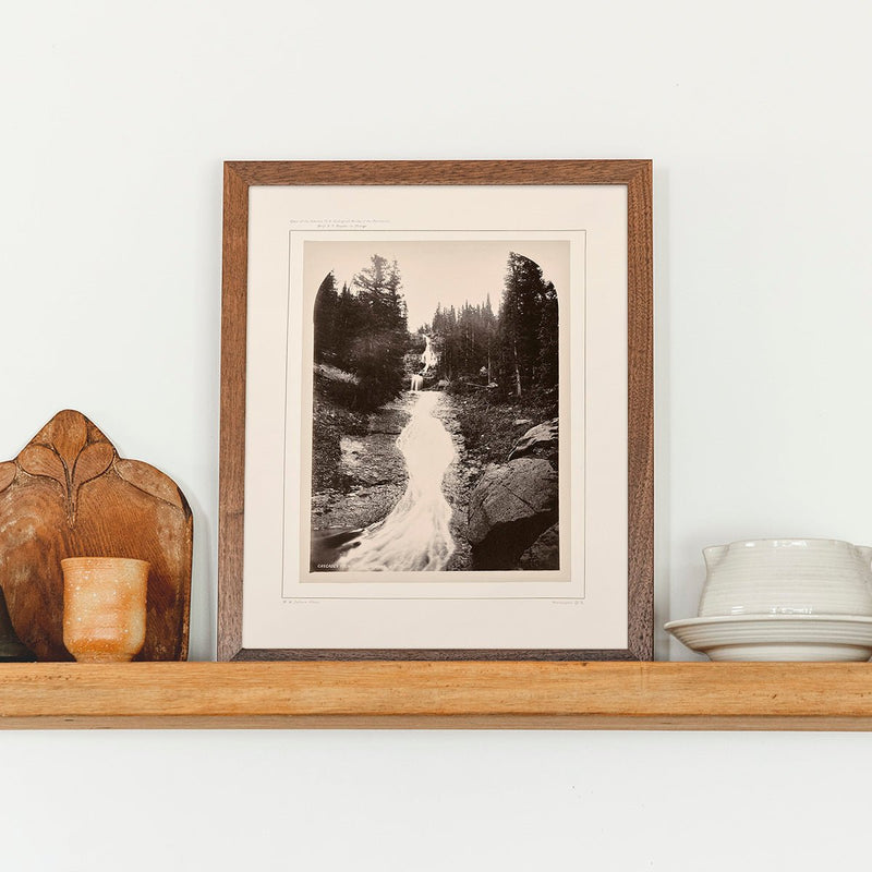 Cascade from Mount Blackmore, Yellowstone 1873 - Muir Way - Photograph