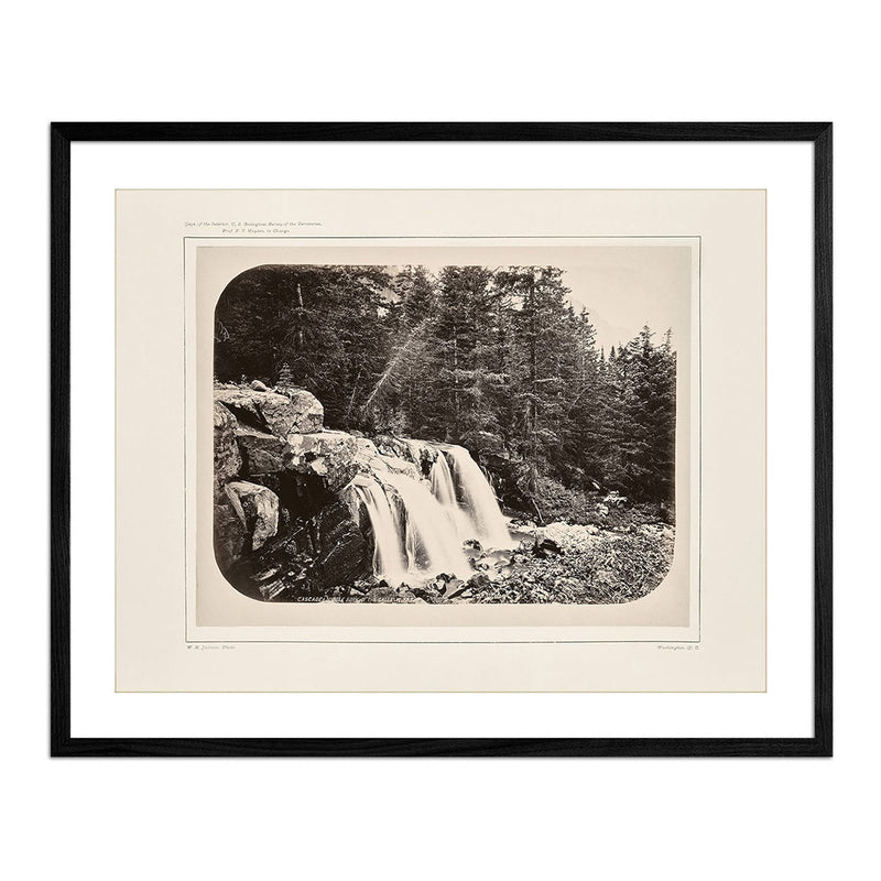 Cascade from Mount Blackmore No. 2, Yellowstone 1873 - Muir Way - Photograph