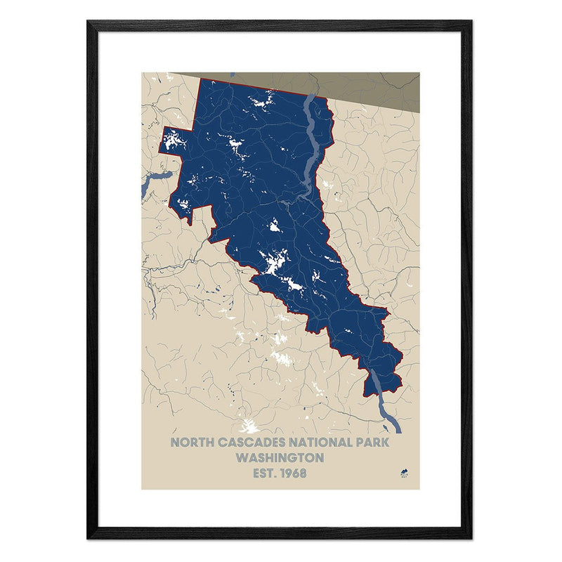 North Cascades National Park Map - Muir Way - National Park