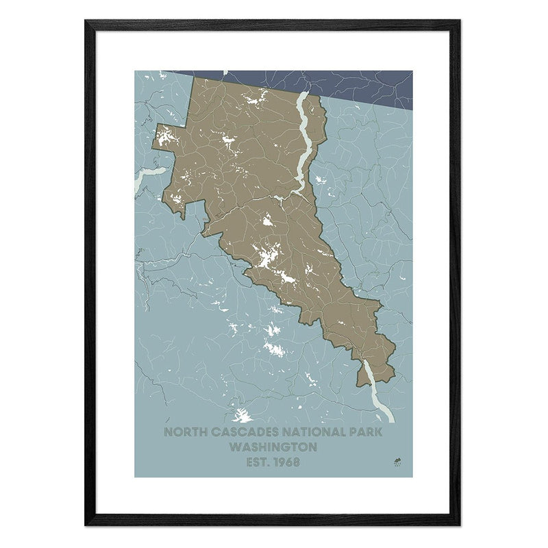 North Cascades National Park Map - Muir Way - National Park