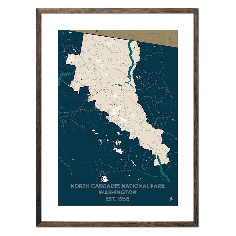 North Cascades National Park Map - Muir Way - National Park