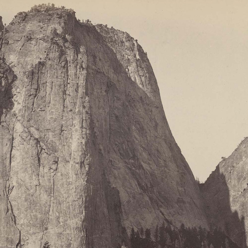 Cathedral Rock, Yosemite 1868 - Muir Way - Photograph
