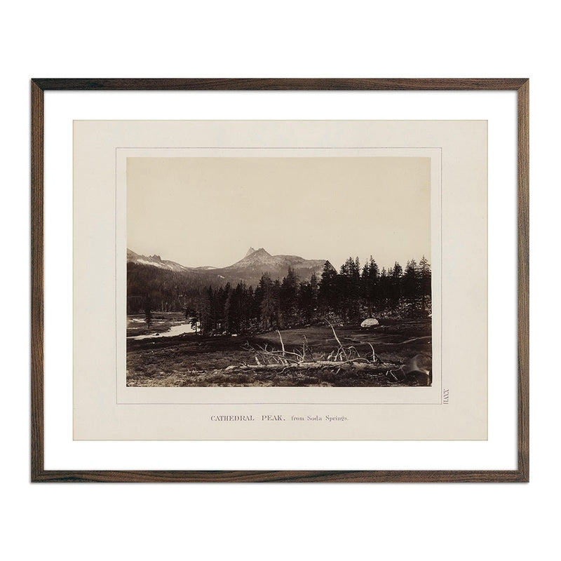Cathedral Peak from Soda Springs, Yosemite 1868 - Muir Way - Photograph