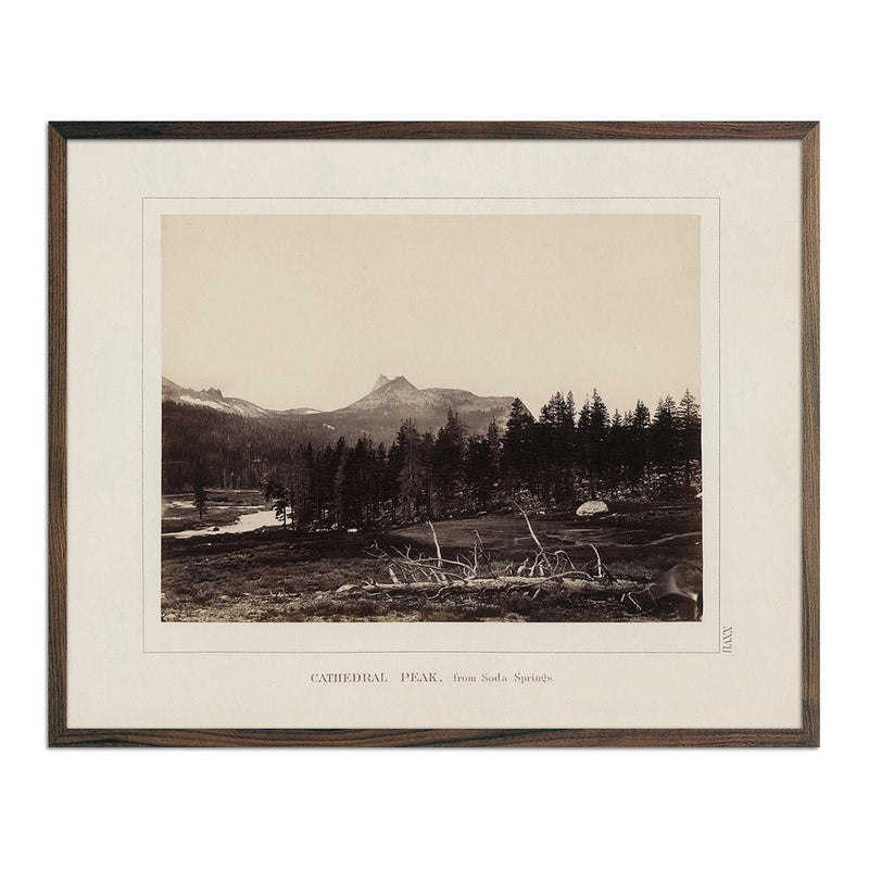 Cathedral Peak from Soda Springs, Yosemite 1868 - Muir Way - Photograph