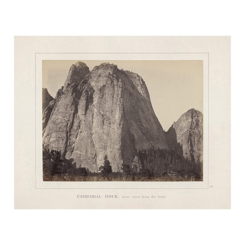 Cathedral Rock, Yosemite 1868 - Muir Way - Photograph