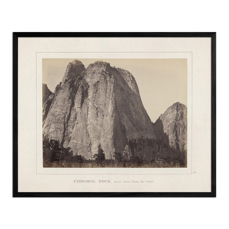 Cathedral Rock, Yosemite 1868 - Muir Way - Photograph