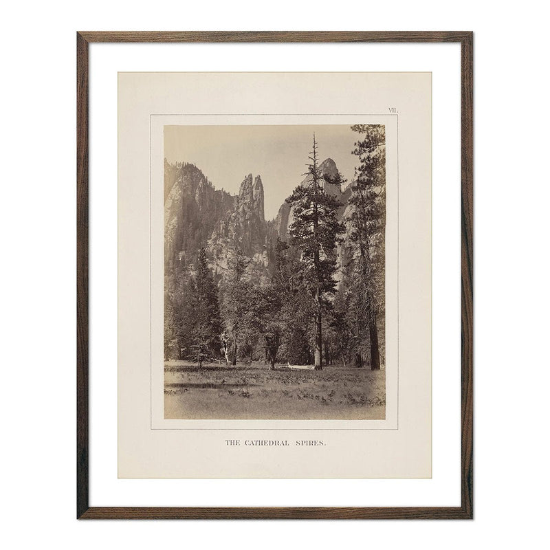 Cathedral Spires, Yosemite 1868 - Muir Way - Photograph